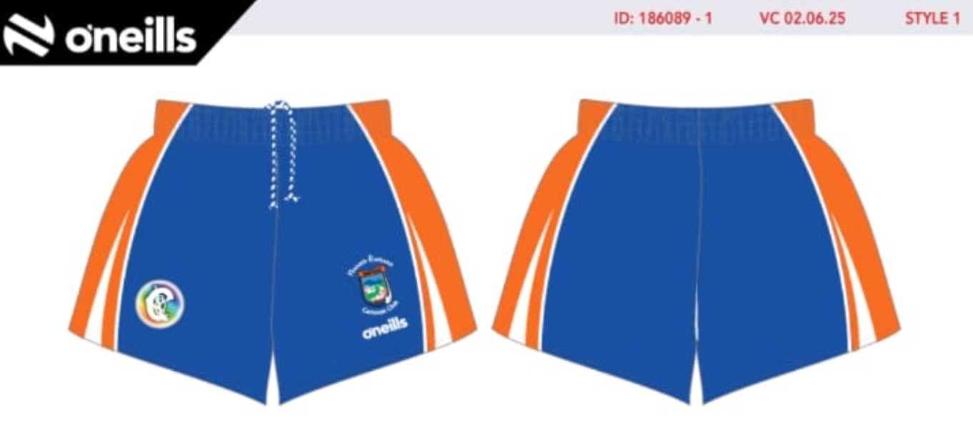Naomh Eamann Camogie Shorts